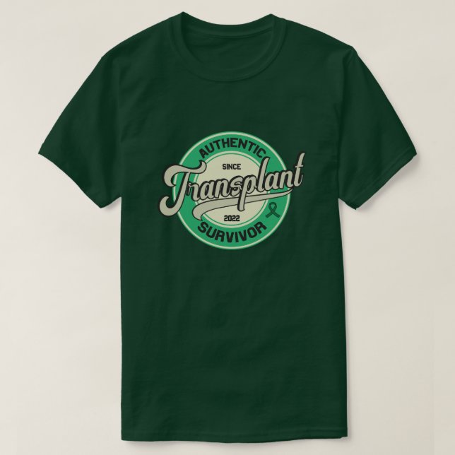 Authentic Transplant Survivor Vintage Design Shirt (Design Front)