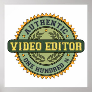 Authentic Video Editor Poster