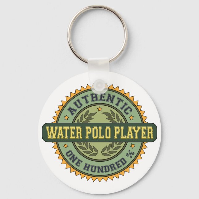 Authentic Water Polo Player Key Ring (Front)