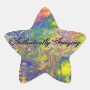 Authentically Awesome Star Sticker