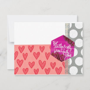 Authentically You flat card