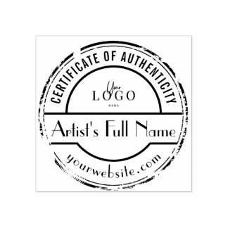 Authenticity Stamp for Original Art Gallery Artist