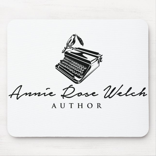 Author Annie Rose Welch Logo Mousepad (Front)