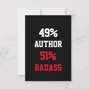 Author Badass Card