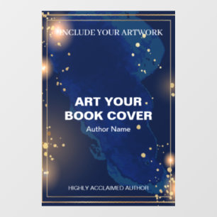 Author Book Cover Art Promotional Window Cling