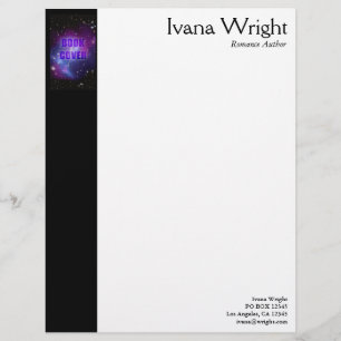 Author Book Cover Customised Letterhead
