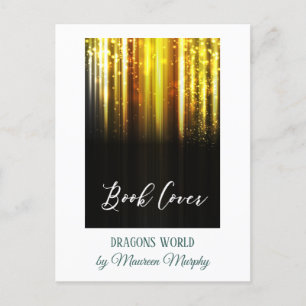 Author Book Cover Promotional Postcard