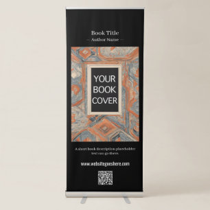 Author Book Launch Cover Event Display Retractable Banner