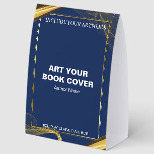 Author Book Launch Table Tent Display Sign