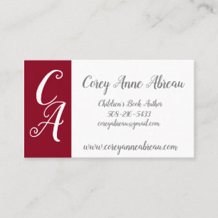 Author Business Card