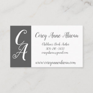 Author Business Card