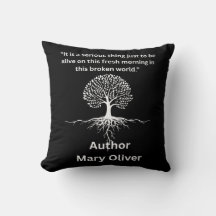 Author Collection by Sommer Hamilton Throw Pillow