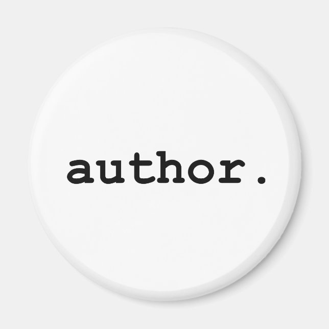 Author - For The Writer in Your Life Magnet (Front)