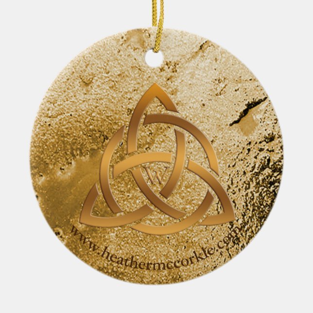 Author Heather McCorkle Ornament (Front)