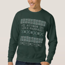 Author J.J. Hanna Christmas Sweater Pullover