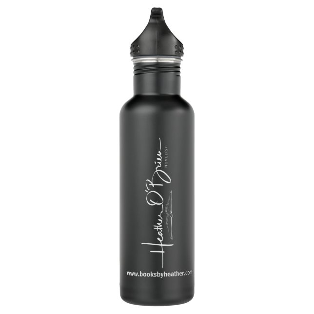 Author Logo Water Bottle (Right)
