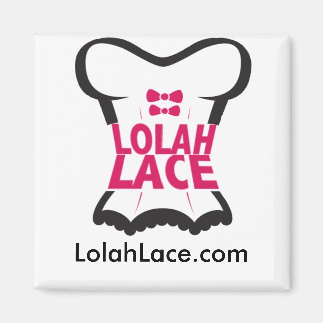 Author Lolah Lace Magnet (Front)