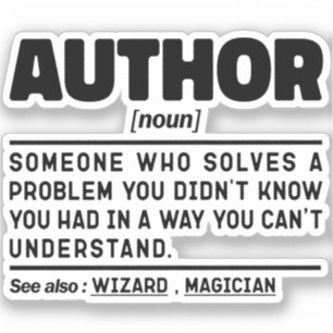 Author Noun Definition Sarcastic Quote Funny