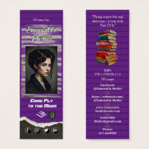 Author Promotion Purple Sci Fi Fantasy