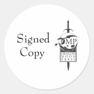 Author "signed copy" stickers