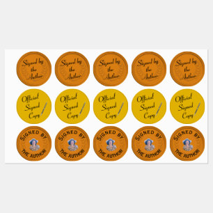 Author Signed Copy stickers