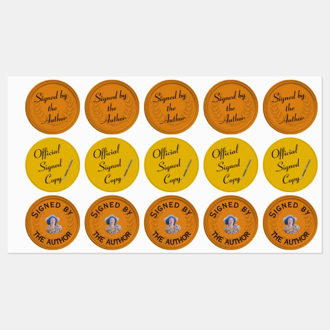 Author Signed Copy stickers (Sheet)