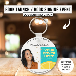 Author Writer Book Launch Signing Meeting Keepsake Key Ring