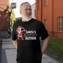 Author Xmas Shirts, Funny Dabbing Santa