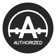Authorised Apparel Logo Sticker