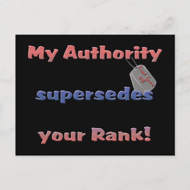 authoritycoastguardblk postcard (Front)