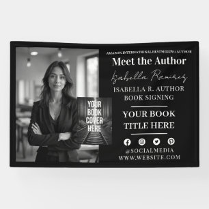 Author's Book Signing & Launch Event Promotion Banner