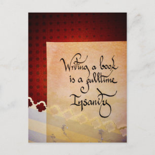 Authors CREED manifesto Postcard