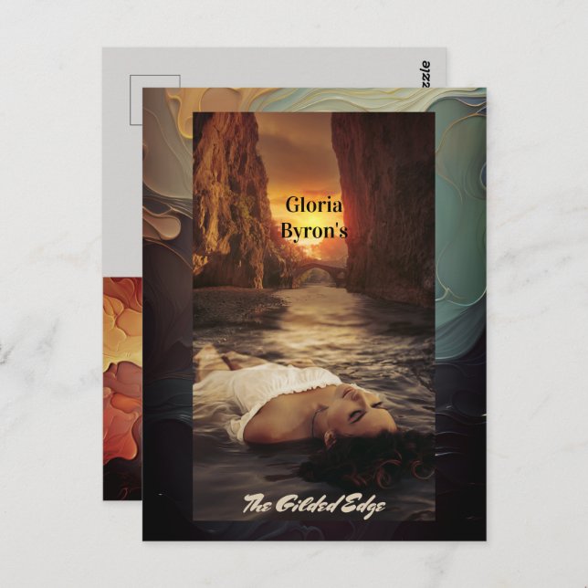  Author's Promotion Material Paint Bookmarks Postcard (Front/Back)