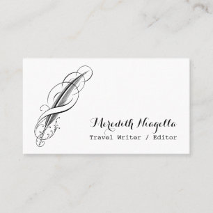 Author's Quill Writer, Editor, Essayist  Business Card