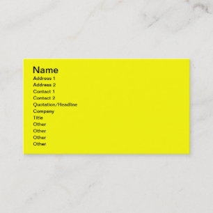 Autism 2011 Business Cards