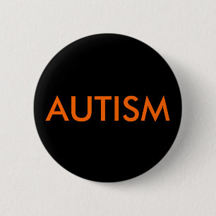AUTISM 6 CM ROUND BADGE
