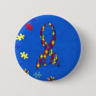Autism 6 Cm Round Badge