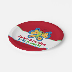 Autism  7" Paper Plates