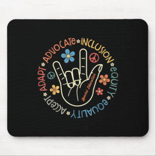 Autism Accept Adapt Advocate Inclusion Autism Awar Mouse Mat