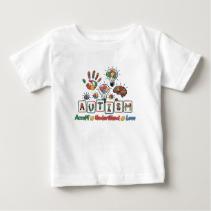 Autism Accept Understand Love Baby T-Shirt