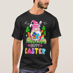 Autism Accept Understand Love Gnome Easter Eggs Ea T-Shirt