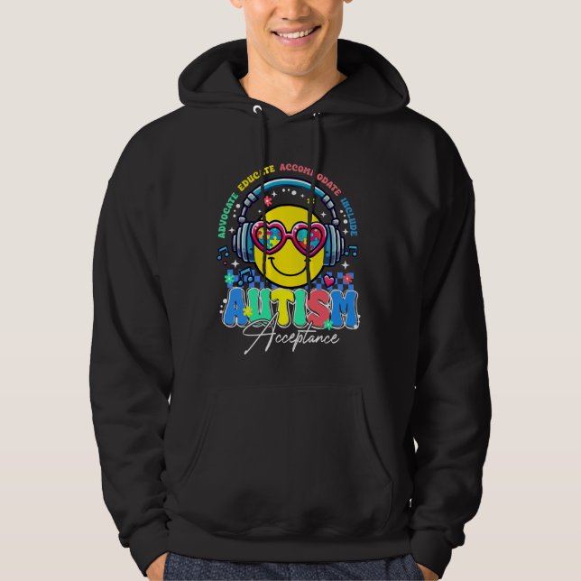 autism acceptance (2 hoodie (Front)