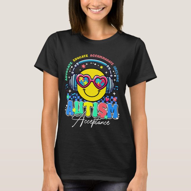 autism acceptance (2 T-Shirt (Front)