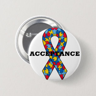 Autism Acceptance 6 Cm Round Badge