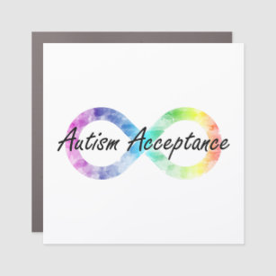 Autism acceptance  car magnet