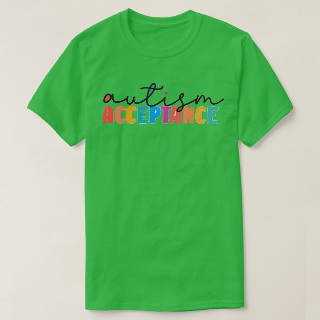 Autism Acceptance Design Classic TShirt (Design Front)