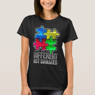 Autism Acceptance Different Not Damaged T-Shirt