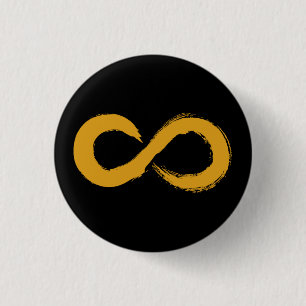 Autism Acceptance Infinity 3 Cm Round Badge