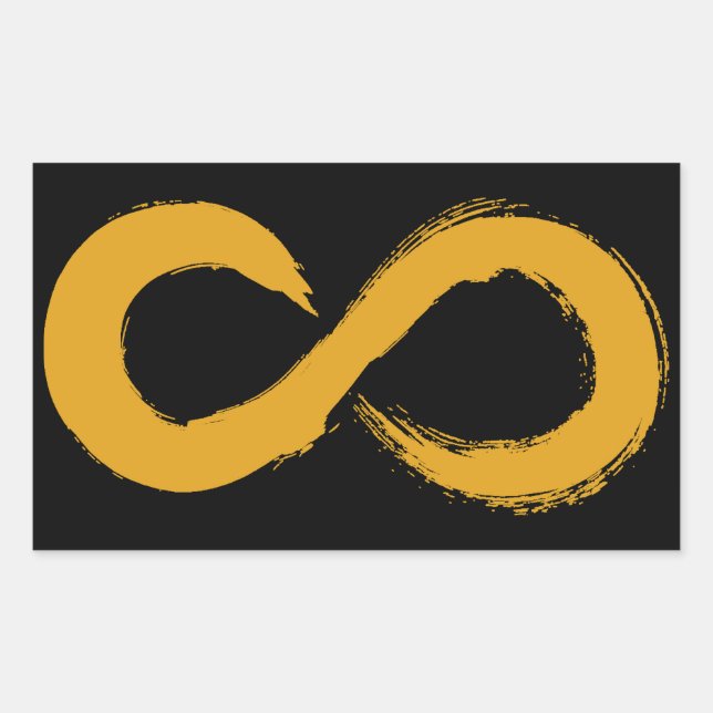 Autism Acceptance Infinity Rectangular Sticker (Front)