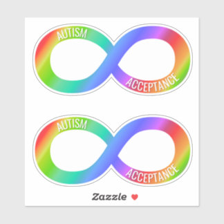 Autism Acceptance Neurodiversity Vinyl Sticker Set